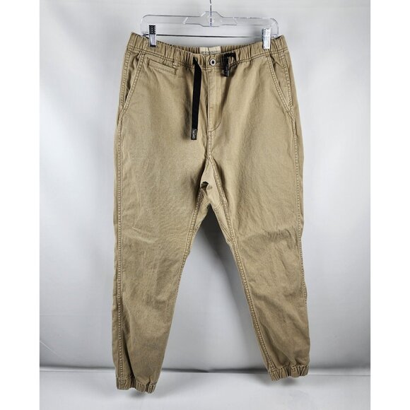 Denim Supply Ralph Lauren Pants Mens Medium Tan Vintage Belted Jogger (32x30) - Picture 1 of 10